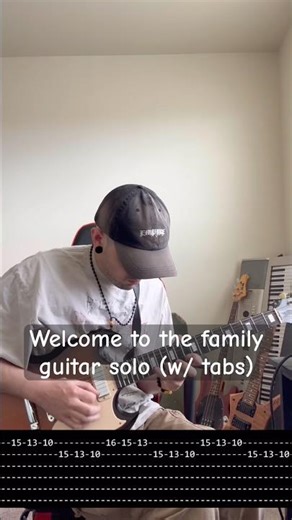 Welcome To The Family Guitar Solo (w/ tabs) - Avenged Sevenfold #guitartabs #guitar #learn #explore