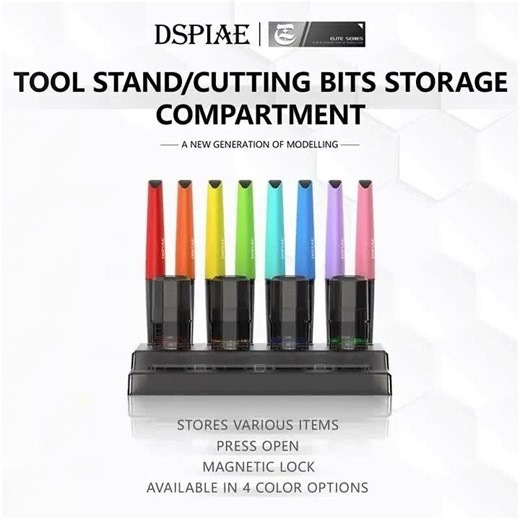 DSPIAE PT-PR PT-R Tool Storage Bin Tool Stand Cutting Bits Stprag