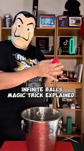 34K views · 440 reactions | Infinite balls "Magic trick tutorial" 彩 #magic #illusion #fblifestyle #tricks #magician #magic #magictricks #trend #trending #foryou | The Mask Magic Tricks Revealed | Facebook