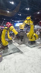 Day 3️⃣ is of FABTECH going strong thanks to our NEW FANUC M-950/500F-28A robot!💪 If you haven't already, visit our FANUC team in 𝗕𝗼𝗼𝘁𝗵 𝗕𝟭𝟳𝟬𝟭𝟬📍and see this dynamic flexible multi-arm welding💥 cell simulate precise handling and welding of an excavator bucket using synchronized, multi-robot🤖 motion. Unable to attend the show? Contact an automation expert TODAY👉 https://bit.ly/4lSMB9Q #robots #robotics #industrialrobotics #industrialautomation #industrial #automation #automate #auto