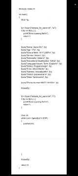create a simple C program in my details explain with aron