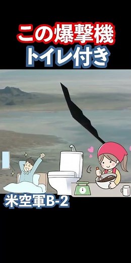 【快適な爆撃機】米海軍B-2スピリット！#shorts