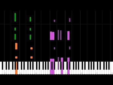 Once Upon A December Piano Anastasia Mp4 Output I Synthesia Piano Tutorial