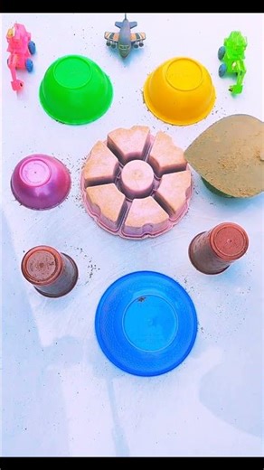 “Sandy Cake Smash Challenge 😍 | Satisfying Sand Art”#shorts