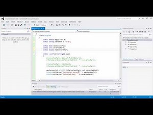 C# Lesson 21 - Conversion Demo