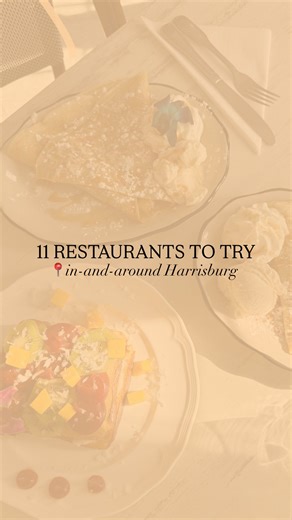 Bree Whitelock | Cherishburg on Instagram: "How many of these 11 Harrisburg-area restaurants have you been to?? @freshidobarandkitchen @thewillowsatashcombe @highdiveharrisburg @_chefdecrepe @rubiconhbg @thetablehbg @thewatershedpub @the_millworks @corkandforkpa @burgeryumhbg @benaiahskitchen #harrisburg #centralpa #restaurant #harrisburgpa"