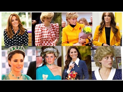 💛💛Royal Fashion Duet:Diana & Kate's Same look||Princess of Wales