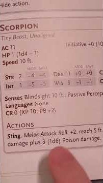 How to Actually Use a Scorpions in Combat: D&D 5e Guide