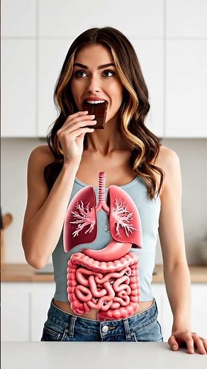 How Chocolate Breaks Down in the Body ｜ 3D Digestion Anatomy #viral #animation