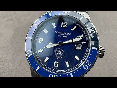 Montblanc 1858 Iced Sea Automatic Date Coffret (MB131325) Montblanc Watch Review