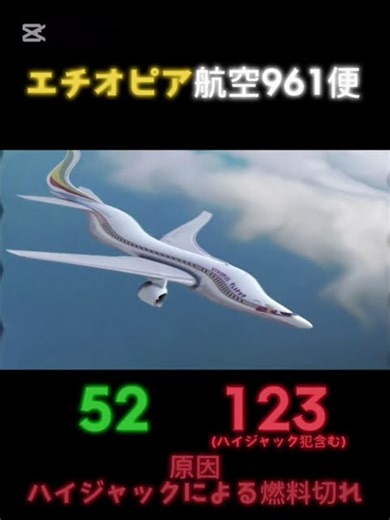 ハイジャックによる事故#飛行機 #航空事故 #planecrash