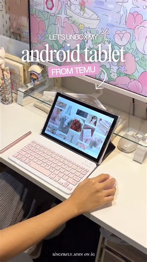 I just got an android tablet from @temu for just ₱99 and I'm obsessed! 🤯 Insane performance, long battery life and tons of accessories - seriously a steal!🙌🏻 Don't miss out, get yours on TEMU now! Just search dxt5783 on TEMU to join the 99 Peso flash sale! First come First served (In App activity, T&Cs apply) #temu #temufinds #tablet #androidtablet #cooltech #techfinds #studygram #productivity #ipad | Sincerely, Jehn