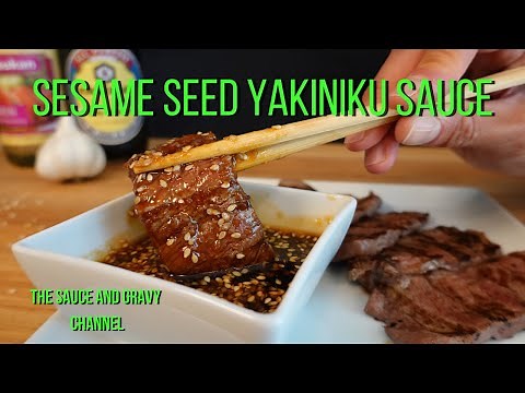 Sesame Seed Yakiniku Sauce | Yakiniku Sauce | Japanese Dipping Sauce | Japanese Yakiniku | Yakiniku