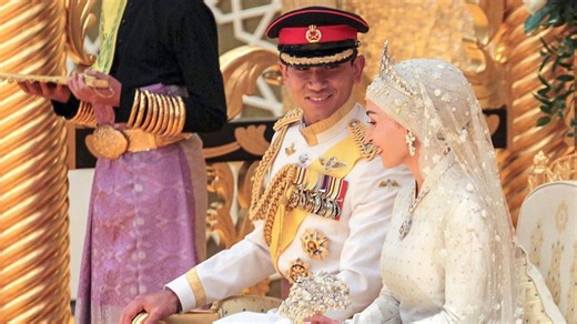 Brunei's Prince's royal wedding reaches climax