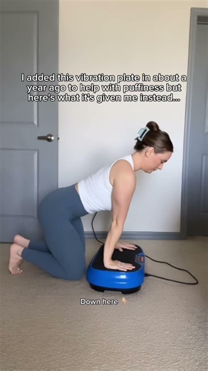 Vibration plate machine for fat loss? 😳 Lymphatic Drainage Somatic Exercises Rebounder Workout