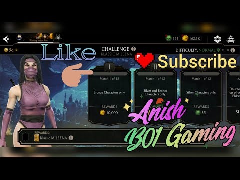 l Mortal Kombat Mobile Klassic Mileena Challenge - 1 l #mkmobilechallenge #mileena #MileenaGameplay