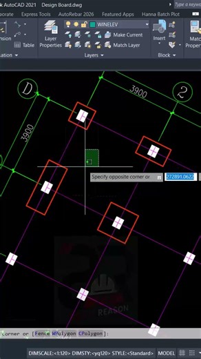 AutoCAD SECRET Dimension ALL Footings in 1 Click! 😱