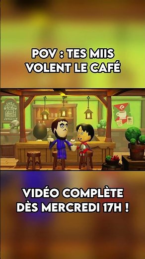 POV : Tes miis volent le café sur #miitopia #retrogaming #nintendo3ds