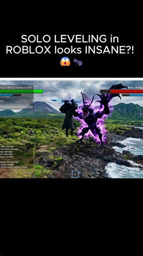 SOLO LEVELING in ROBLOX looks INSANE?! 😱🐜