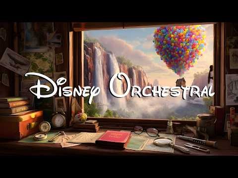Disney Orchestral Symphony | Up's Floating Sky Adventure 🏰🎈 for Study, Sleep & Focus