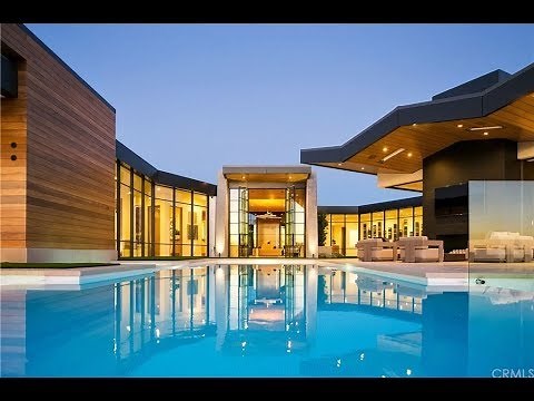 海外の豪邸 0014◆27億円◆珍しいデザインの家。6寝室 8バスルーム【BGM】California USA