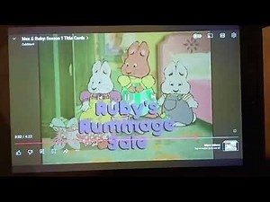 Max & Ruby Ruby's Rummage Sale Title Card! (2002!)