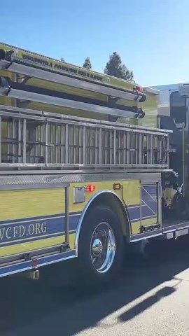 VCFD on scene of a reported structure fire in Thousand Oaks. Firefighters found light smoke on arrival, and put hose lines in place. The cause was suspected to be a malfunctioning small electronic device and FFs helped clear smoke from the building. | Ventura County Fire Department