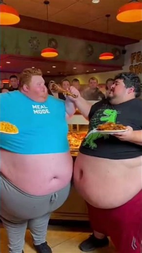 Fat Men Fighting Over Food At Buffet #shorts #short #shortfeed #shortsfeed #shortsvideo #shortsviral