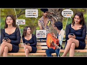 Beggar Flute & Guitar Prank on Cute Girl - Shocking Reaction 😱 in public |