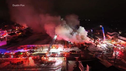 Video Virginia home explosion triggers evacuations after flames spread