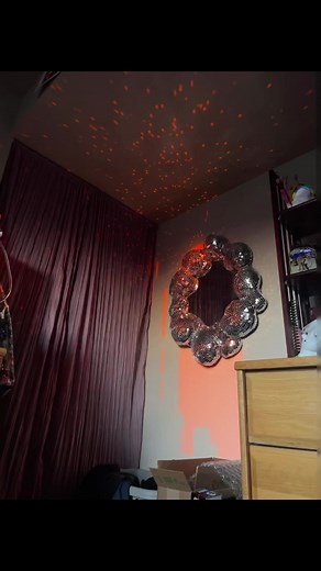I love this project so much #mirror #diy #disco #art #artist #meltingdiscoball #homemade #decor #decoration #roomdecor #youngartistcheck #vibes