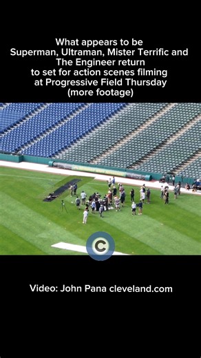 Potential spoilers: Here’s more footage of the ‘Superman’ action being filmed at Progressive Field Thursday. See more: https://www.cleveland.com/entertainment/2024/07/superman-filming-high-flying-stunts-at-progressive-field-photos-video-spoilers.html Video: John Pana, cleveland.com | cleveland.com