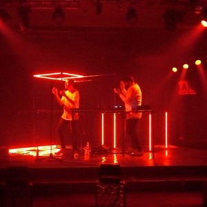 Dancing by ourselves but not alone: What it looked like for the camera crew. Thank you guys for joining our exclusive online gig last weekend! | Digitalism