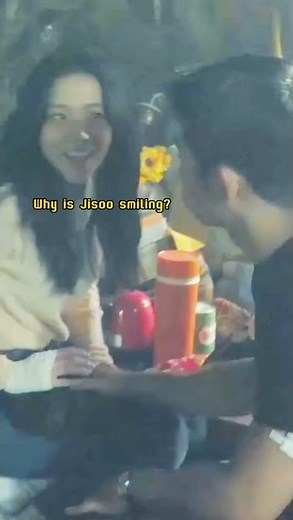 jisoo smiling at haein | behind the scenes kiss scene snowdrop episode 11
