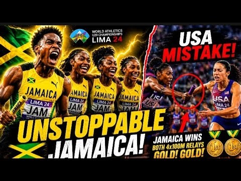 "JAMAICA DOMINATES THE WORLD!🇯🇲Unstoppable 4x100m Speed & Perfect Baton Magic”