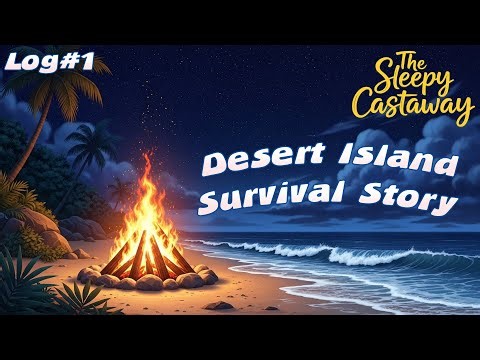 The First Night on a Desert Island | A Lone Survivor's Sleep Story