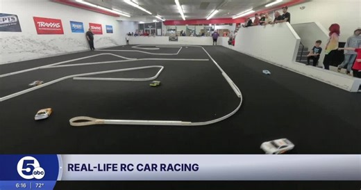 Chardon indoor remote control car track revives classic hobby