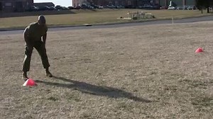 10 Yard Crossover Shuttle Run