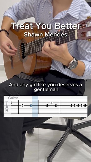 Treat You Better Guitar Tutorial Chords & Tabs | Shawn Mendes