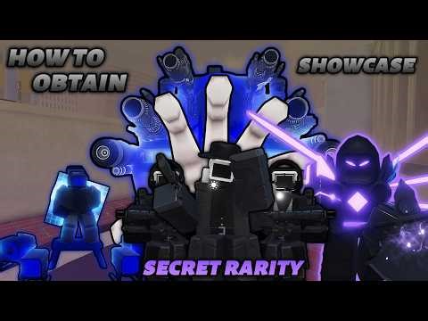 How to obtain all secret units in this update + showcase [ Skibi Defense ] #roblox #towerdefense