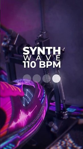 110 BPM Synthwave Drum Loop - Section 1 Groove Preview | Loop 1