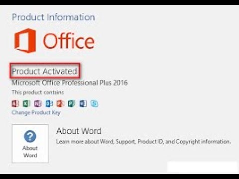 Activate Microsoft Office 2016 With CMD Without Software How to Activate Office 2019 Office 2016