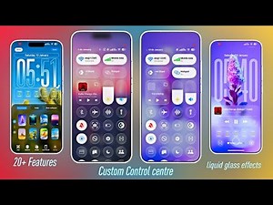 Custom Control Center Theme 3D Effect & liquidglass 3D Effect HyperOS 3 & miui #sardarjitruetech