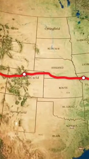 Route 66 full map 🚗🏞️ #route #route66 #monumentvalley #ArizonaHistory #route66roadtrip #Arizona #monument #arizonalife #usa | Historic Route 66