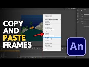 How to Copy and Paste Frames in Adobe Animate