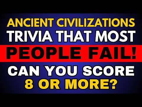 90% OF PEOPLE FAIL THIS ANCIENT HISTORY QUIZ! Can You Get 15 Out Of 35!