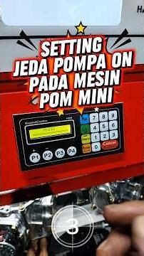 SETTING JEDA PUMP ON POM MINI DIGITAL #tutorial #fyp #pommini #shorts #assymeter