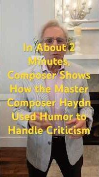 Haydn’s Brilliant Musical Joke: The “Clock Symphony” Explained ⏰