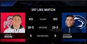 5.6K views · 85 reactions | 2018 NCAA Wrestling Big Ten Match-up at...