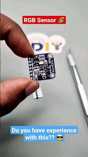 Bring COLOR to your PROJECTS with RGB Sensor 💡🚦 #diy #arduino #electronic #how #arduinoproject #led
